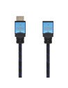AISENS Cable HDMI V2.0 Prolongador Premium Alta Velocidad / HEC 4K@60Hz 18Gbps 1 m Negro, Azul