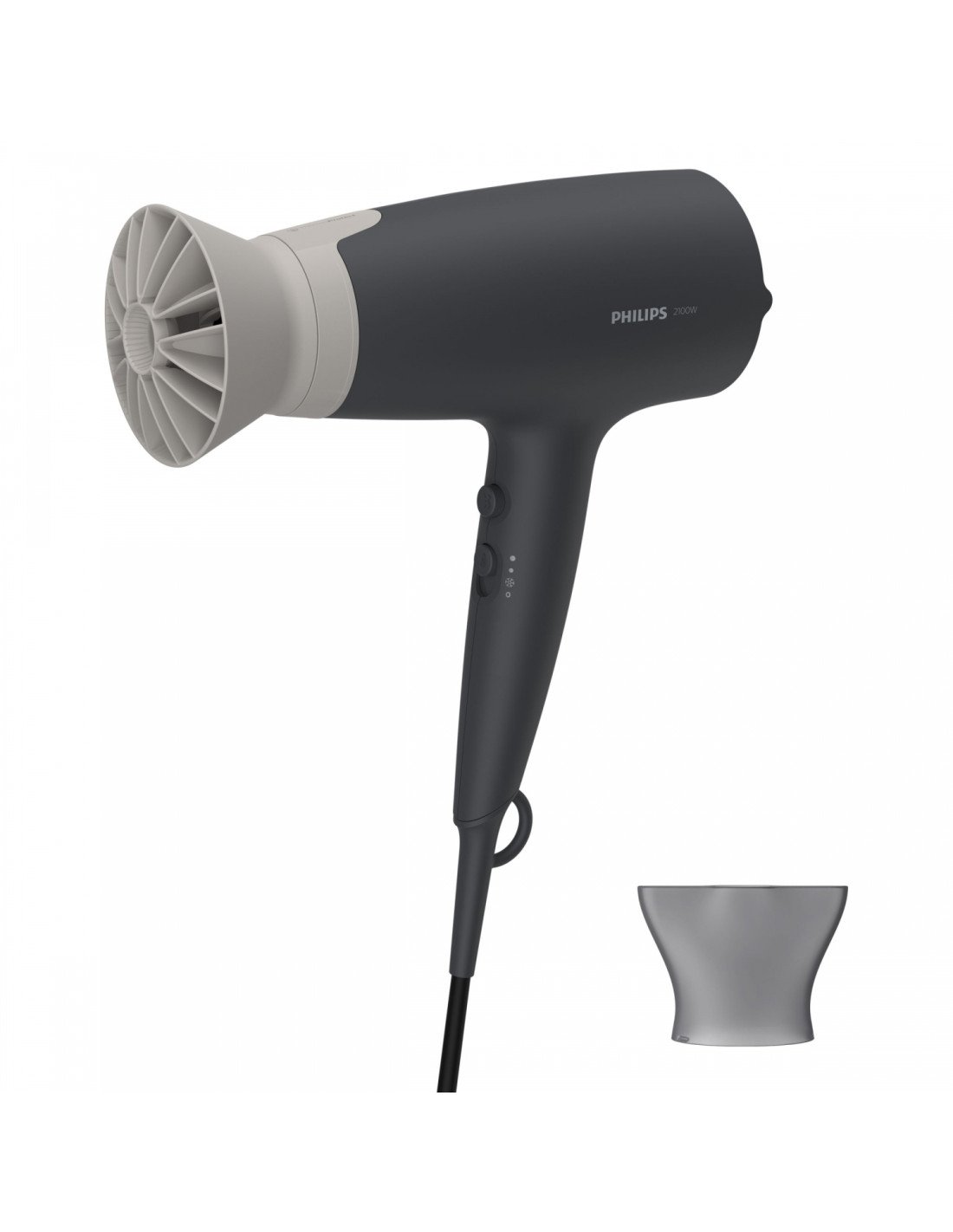 Philips 3000 series Secador con accesorio ThermoProtect de 2100 W Gris