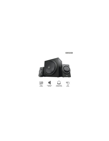 Trust Yuri conjunto de altavoces 60 W Universal Negro 2.1 canales De