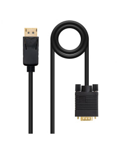 Nanocable Cable conversor DISPLAYPORT a VGA (D-Sub) 5 m Negro