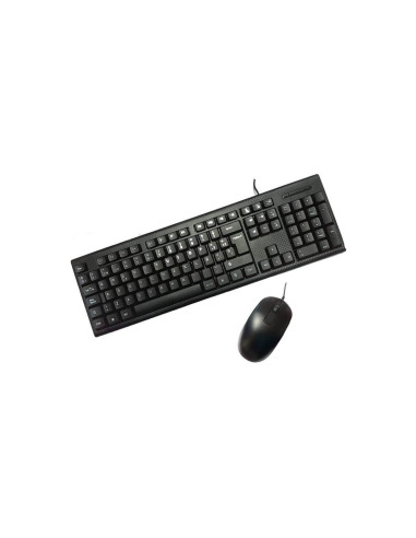 COMBO TECLADO/RATON COOLBOX USB NEGRO (PC-CASE)