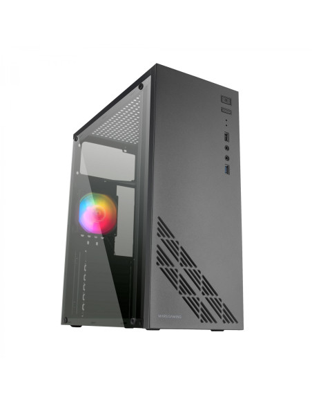 Mars Gaming MC100 - Caja Gaming ATX, ventilador 90mm FRGB,