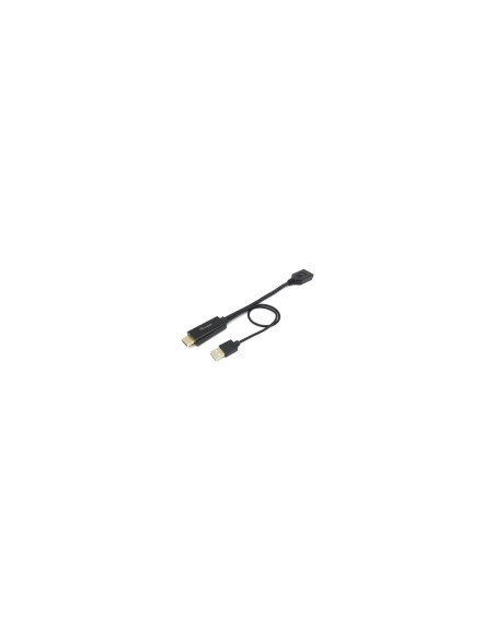 Equip 119039 adaptador de cable de vÍ­deo 0,15 m HDMI tipo A (Estándar) DisplayPort Negro