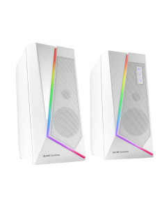 Mars Gaming ALTAVOCES 2.0 BLUETOOTH 5.0 MS7 WHITE 20W RMS ILUMINACION
