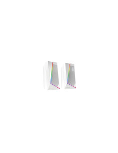 Mars Gaming ALTAVOCES 2.0 BLUETOOTH 5.0 MS7 WHITE 20W RMS ILUMINACION 2