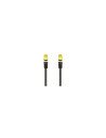 AISENS Cable De Red Latiguillo RJ45 LSZH Cat.7 600 MHz S/FTP PIMF AWG26, Negro, 1.0 m