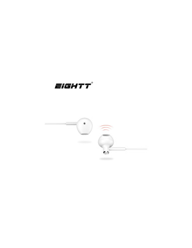 Eightt Auriculares con micrófono XI y control de volumen