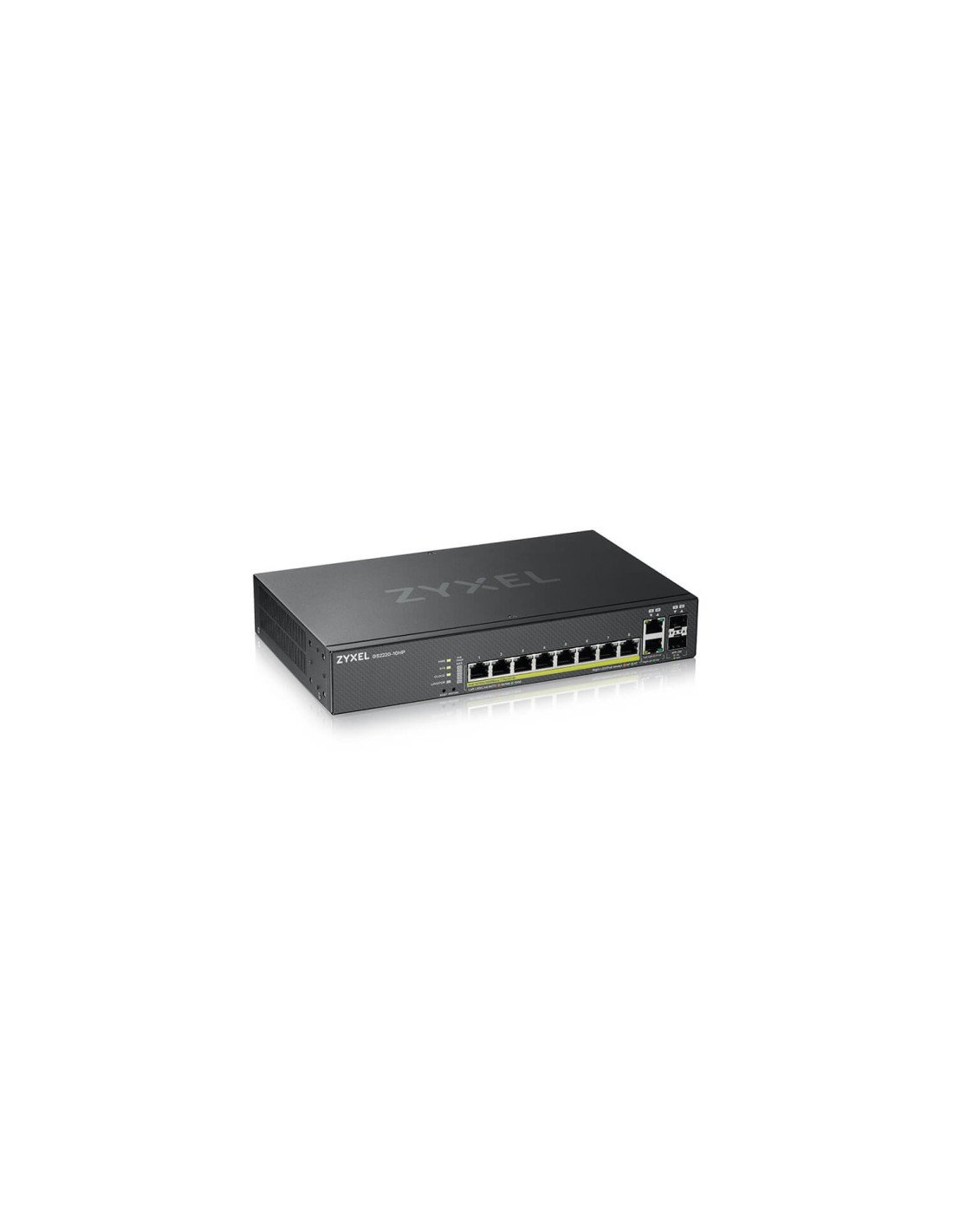 Zyxel GS2220-10HP-EU0101F switch Gestionado L2 Gigabit Ethernet (10/100/1000) EnergÍ­a sobre Ethernet (PoE) Negro