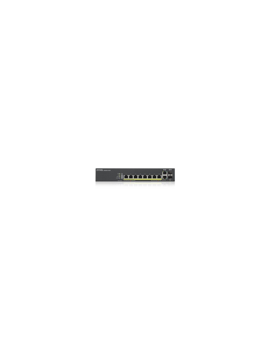 Zyxel GS2220-10HP-EU0101F switch Gestionado L2 Gigabit Ethernet (10/100/1000) EnergÍ­a sobre Ethernet (PoE) Negro