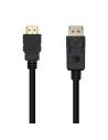 AISENS Cable Conversor DisplayPort A HDMI, DP/M-HDMI/M, Negro, 1.0m