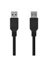 AISENS Cable USB 3.0, Tipo A/M-A/M, Negro, 2.0m