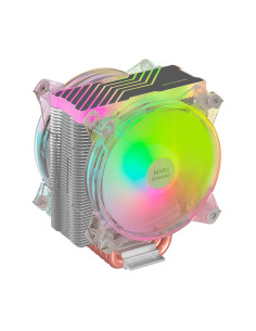 Mars Gaming Disipador CPU Triple ARGB, 6 Heatpipes HCT, TDP 220 W, 2