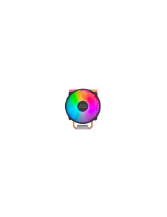 Mars Gaming Disipador CPU Dual ARGB, 4 Heatpipes HCT, TDP 160 W, 2