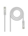 Nanocable Cable Red Latiguillo RJ45 LSZH CAT.6A UTP AWG24, Gris, 25 cm