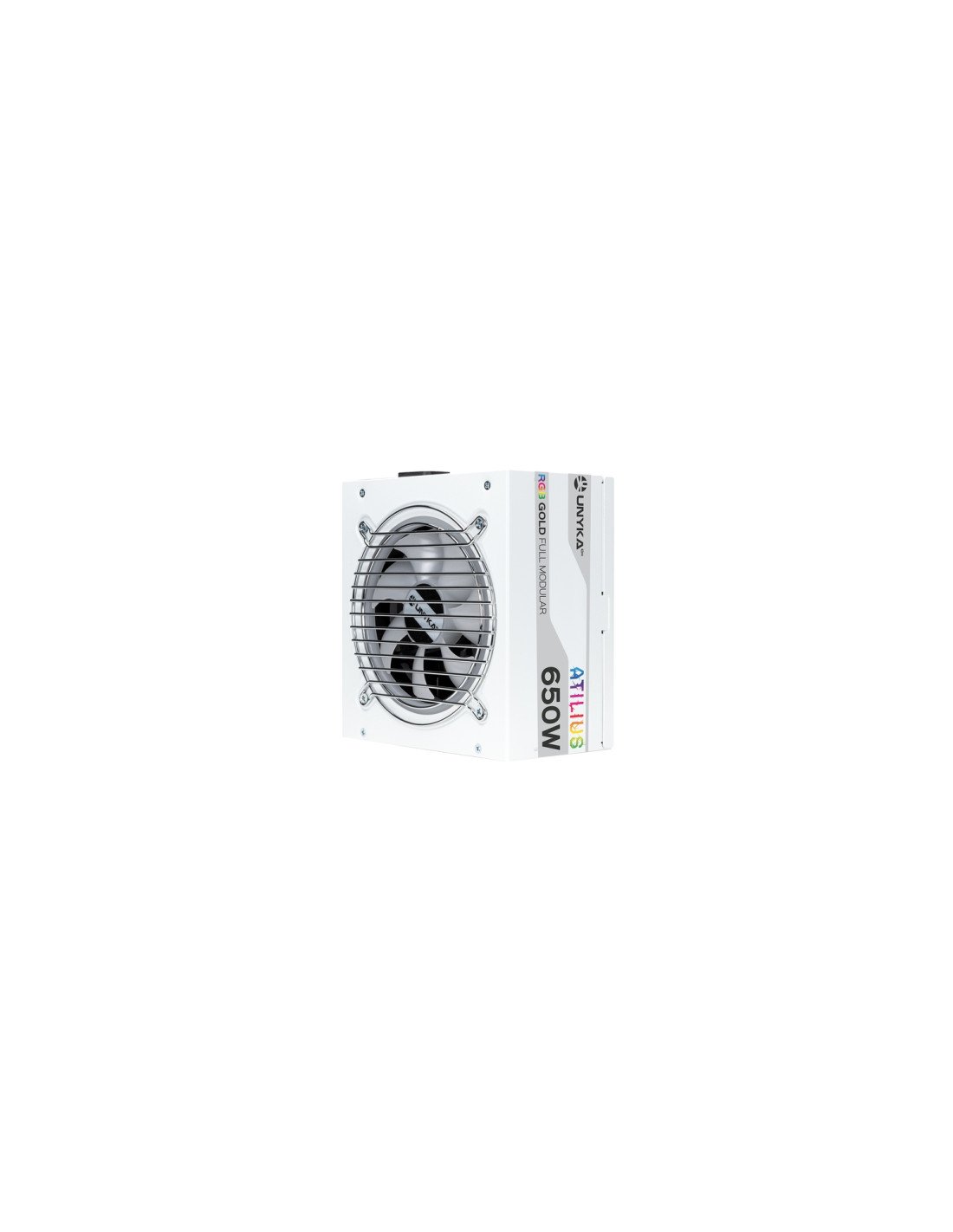 UNYKAch ATX Atilus RGB White 650W unidad de fuente de alimentación 20+4 pin ATX Blanco