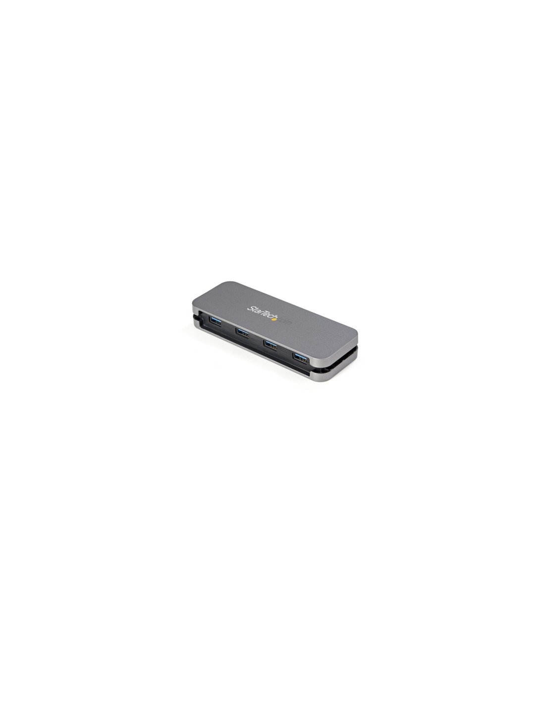 StarTech.com HB30AM4AB hub de interfaz USB 3.2 Gen 1 (3.1 Gen 1) Type-A 5000 Mbit/s Negro, Gris