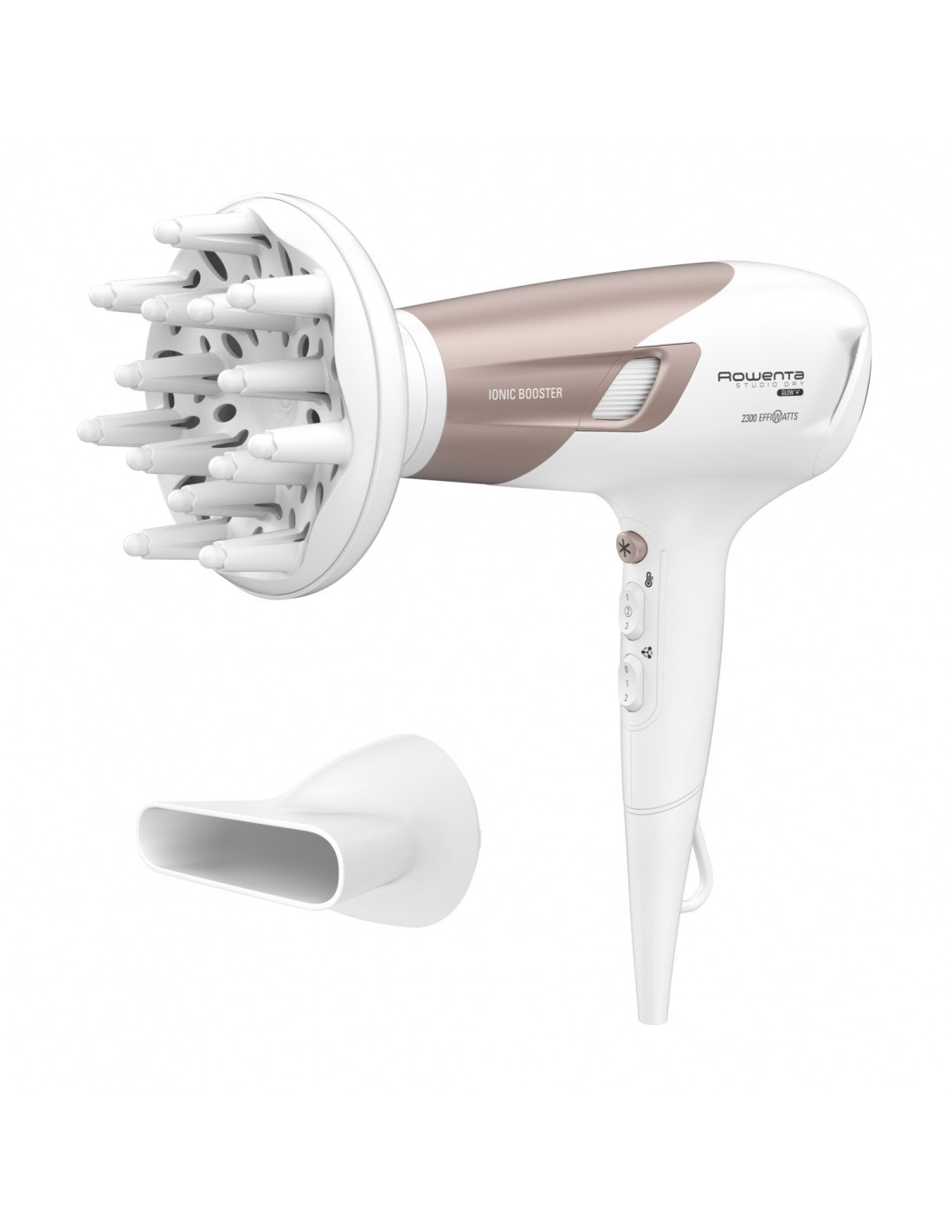 Rowenta Studio Dry CV5830F0 secador 2100 W Beige, Blanco