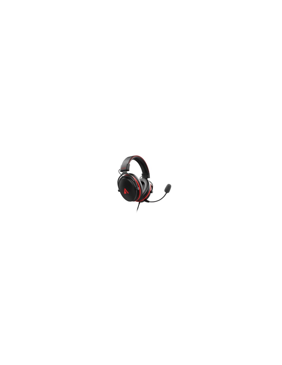 ABYSM AG700 Pro 7.1 Black Auriculares Alámbrico Diadema Juego Negro, Rojo