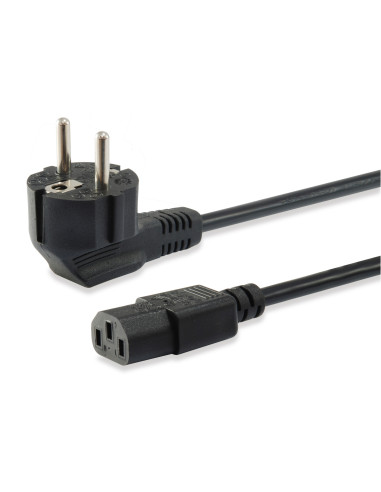 Equip 112121 Negro 3 m Enchufe tipo F C13 acoplador