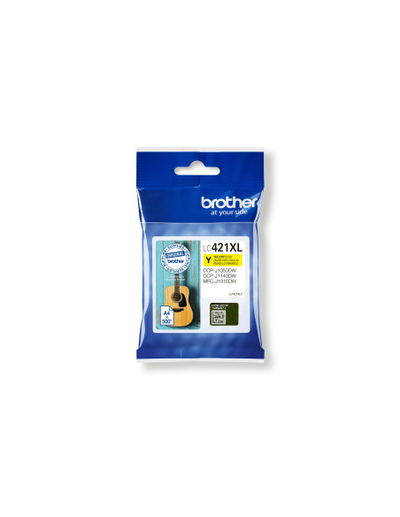 Brother LC-421XLY cartucho de tinta 1 pieza(s) Original Alto