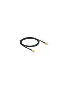 DeLOCK 90442 cable coaxial LMR100 2 m SMA Negro