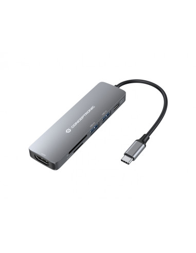 Conceptronic DONN11G USB 3.2 Gen 1 (3.1 Gen 1) Type-C Gris