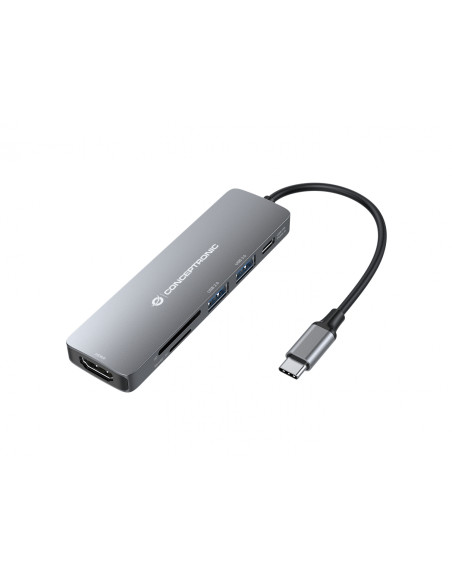 Conceptronic DONN11G USB 3.2 Gen 1 (3.1 Gen 1) Type-C Gris
