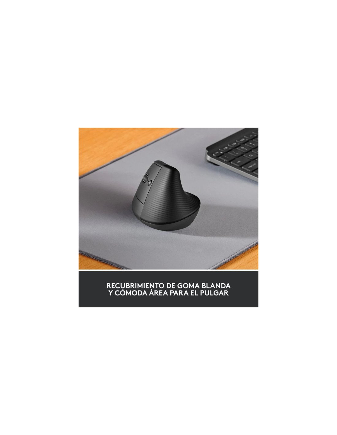 Logitech Lift ratón Izquierda RF Wireless + Bluetooth Optico 4000 DPI