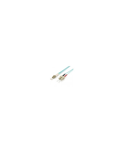 Equip 255316 Cable de fibra óptica e InfiniBand 10 m LC SC Turquesa