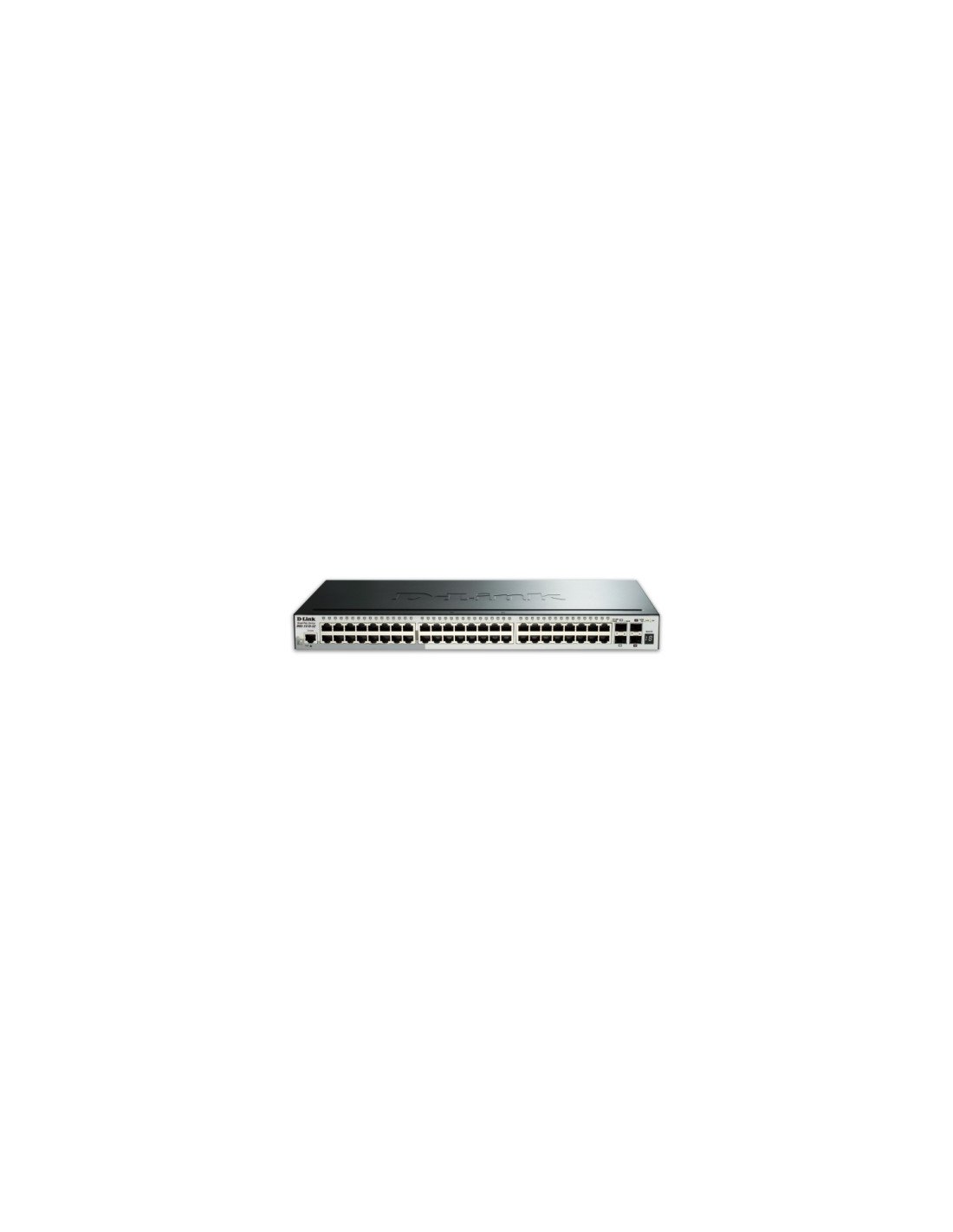 D-Link DGS-1510-52X switch Gestionado L3 Gigabit Ethernet (10/100/1000) 1U Negro