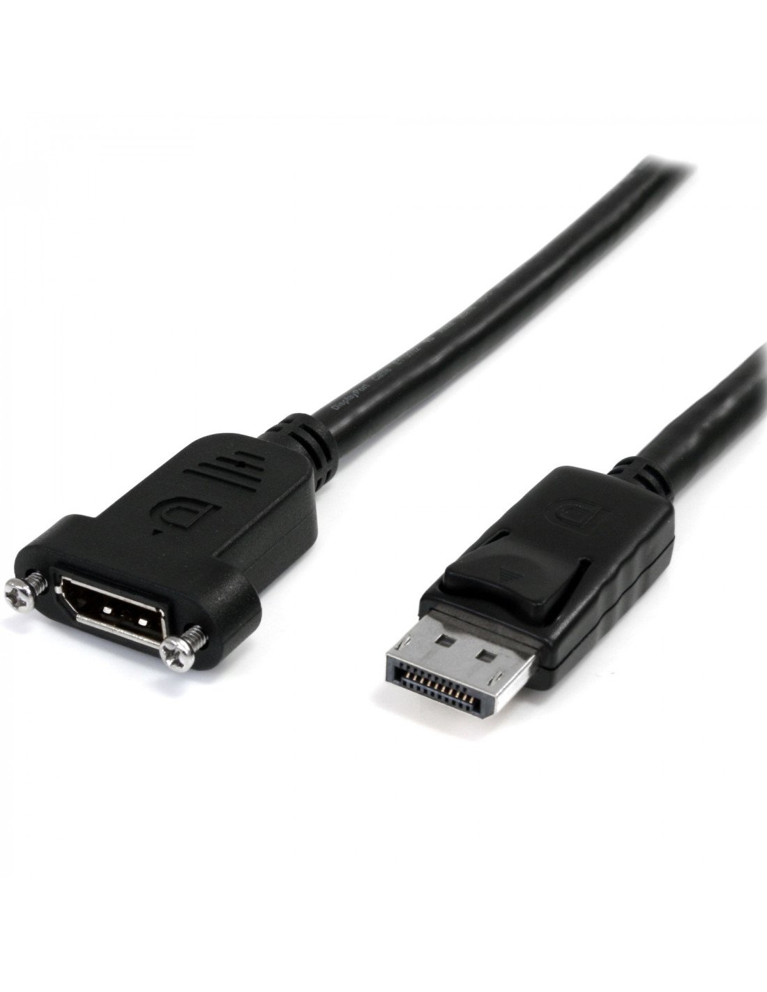 StarTech.com Cable de 91cm DisplayPort de Montaje en Panel - 4K x 2K - Cable DisplayPort 1.2 de Extensión de VÍdeo Macho a Hemb