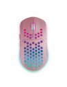 Mars Gaming MMW3P, Ratón Gaming Inalámbrico, RGB Flow, Ultraligero 79g, 3200DPI, Rosa