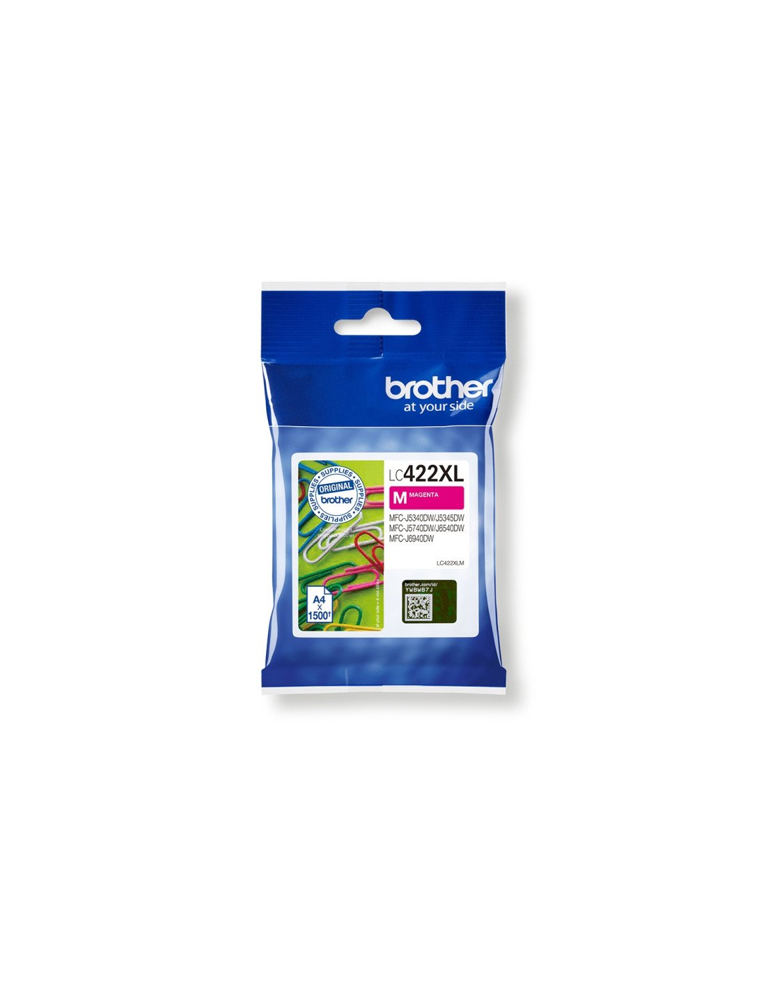 Brother LC-422XLM cartucho de tinta 1 pieza(s) Original Magenta