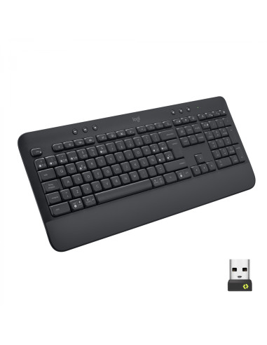 Logitech 920-010917 teclado Oficina Bluetooth QWERTY Español Grafito