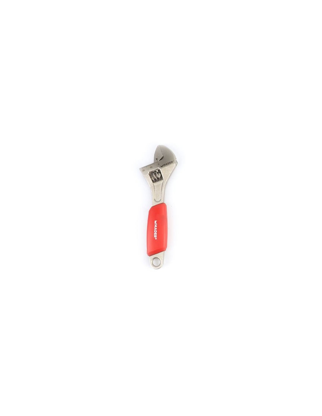 LLAVE INGLESA 6\"- 150MM MANGO RECUBIERTO ROJO MADER