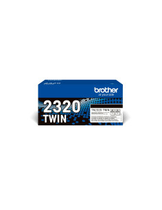 Brother TN-2320TWIN cartucho de tóner 1 pieza(s) Original Negro