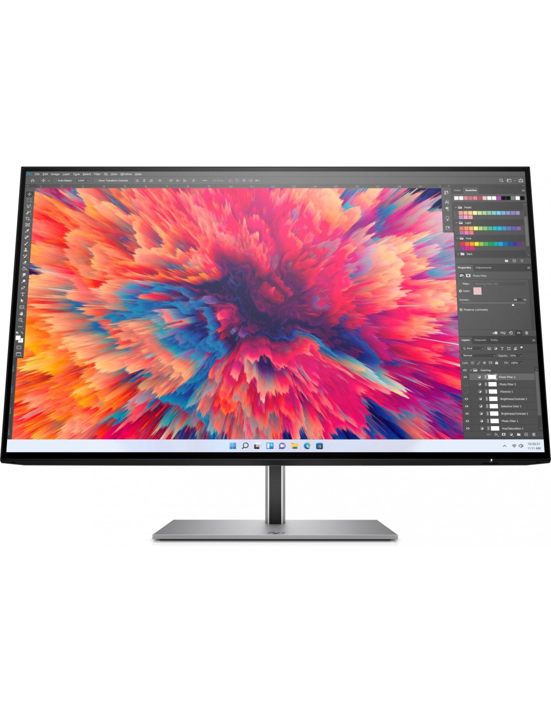 HP Z24q G3 60,5 cm (23.8") 2560 x 1440 Pixeles Quad HD Plata