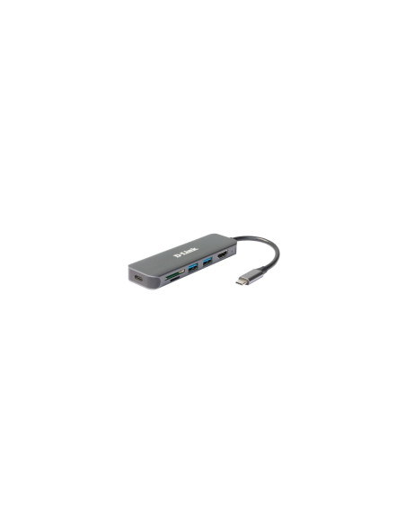 D-Link DUB-2327 base para portátil y replicador de puertos Alámbrico