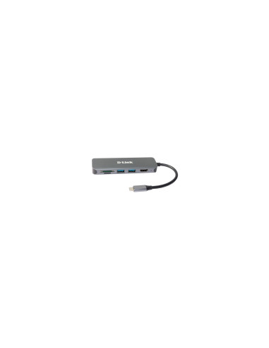 D-Link DUB-2327 base para portátil y replicador de puertos Alámbrico