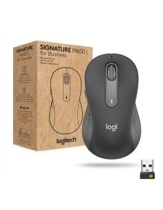 Logitech Signature M650 for Business ratón mano derecha RF Wireless + Bluetooth Í“ptico 4000 DPI