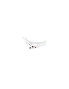 SilverHT Cable Combo MFI - MicroUSB + Lightning 1,5m - Blanco 2