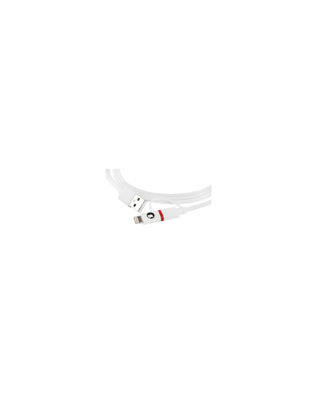 SilverHT Cable Combo MFI - MicroUSB + Lightning 1,5m - Blanco