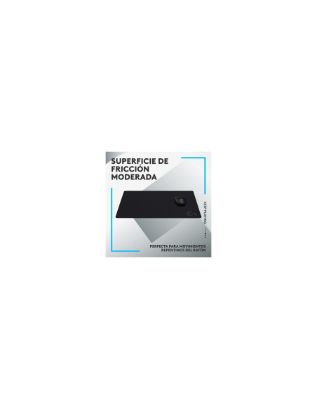 Logitech G G640 Alfombrilla de ratón para juegos Negro