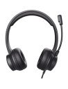 AURICULARES + MICROFONO TRUST AYDA HEADSET PC AUX BLACK