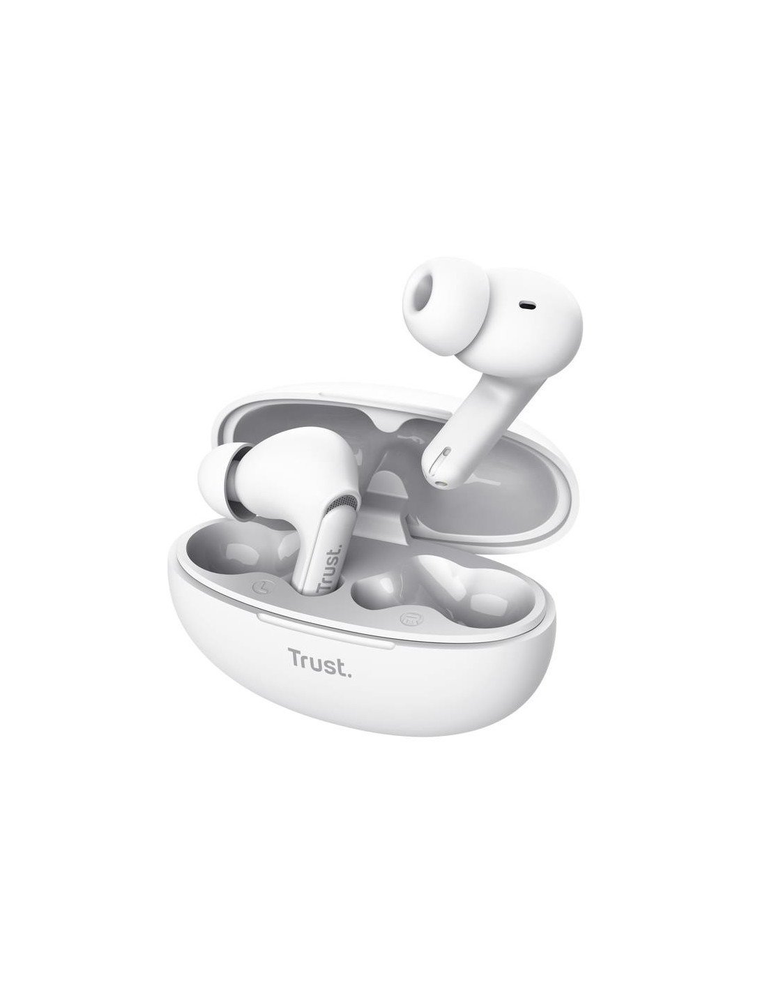 AURICULARES TRUST YAVI EARBUDS ENC BLUETOOTH WIRELESS WHITE
