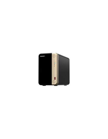 QNAP TS-264 NAS Torre Intel® Celeron® N5095 8 GB 0 TB QNAP QTS Negro,