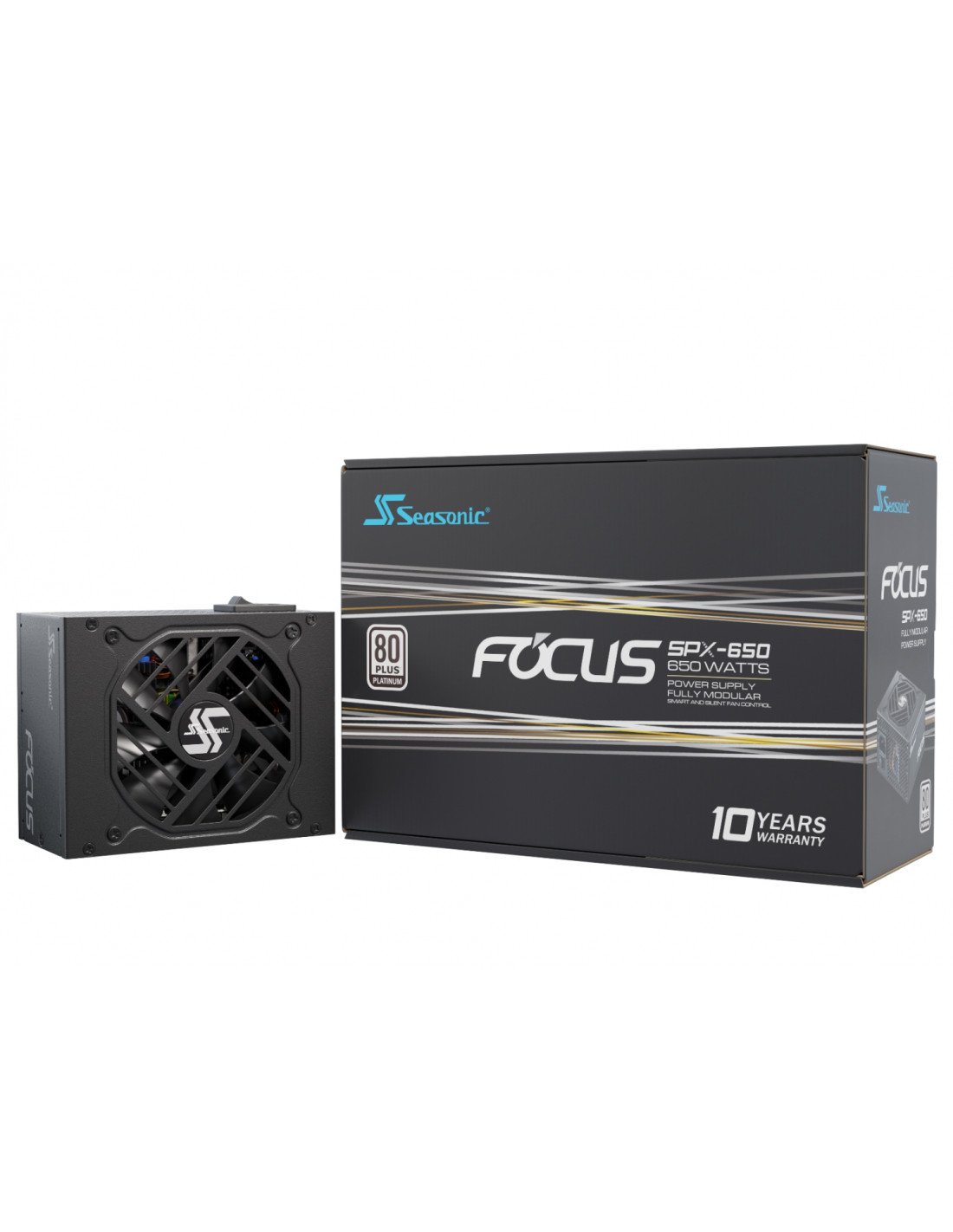 Seasonic FOCUS-SPX-650 unidad de fuente de alimentación 650 W 20+4 pin ATX CFX Negro