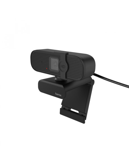 Hama | PC Webcam "C 400", calidad FULL HD, con micrófono y base para