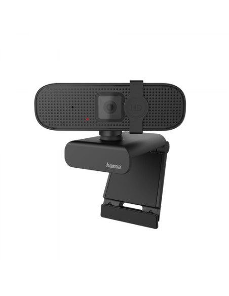 Hama | PC Webcam "C 400", calidad FULL HD, con micrófono y base para