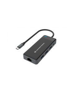Conceptronic DONN14G base para portátil y replicador de puertos